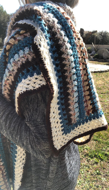 étole multicolore-crochet- La chouette bricole (13)