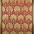 An Ottoman voided silk velvet and metal-thread panel (çatma), Bursa or Istanbul, <b>early</b> <b>17th</b> <b>century</b>
