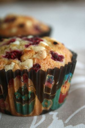 Mini cake framboise chocolat blanc et poivre long