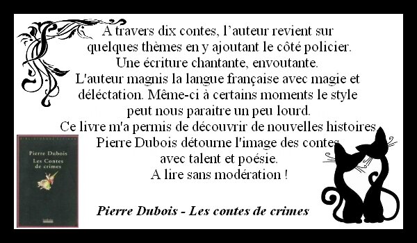 Les contes de crimes