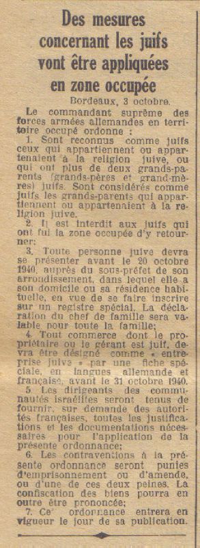 28 vendredi 4 octobre 1940