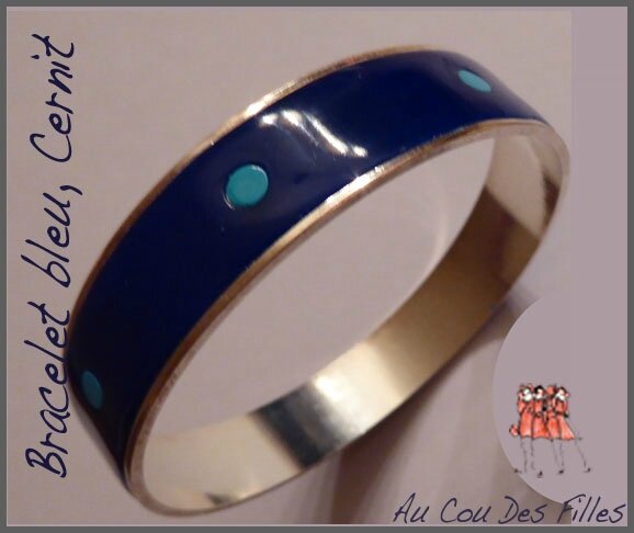 Bracelet bleu-Cernit