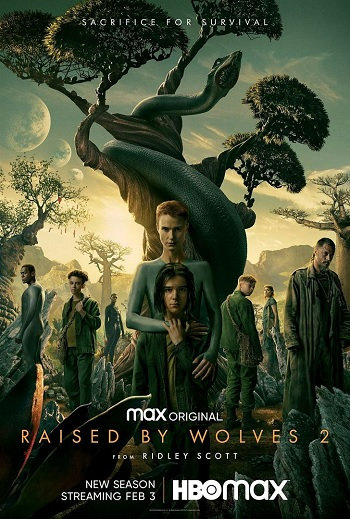 Raised By Wolves S2 affiche