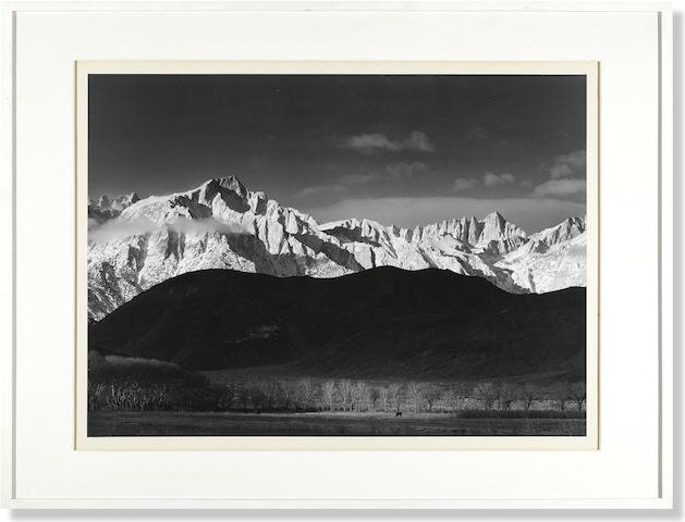 Ansel Adams (1902-1984), Winter Sunrise, Sierra Nevada from Lone Pine, California, 1944