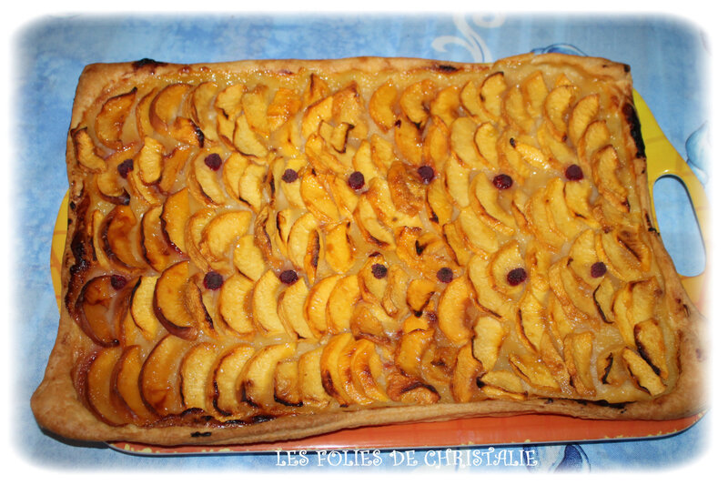 Tarte nectarines 5