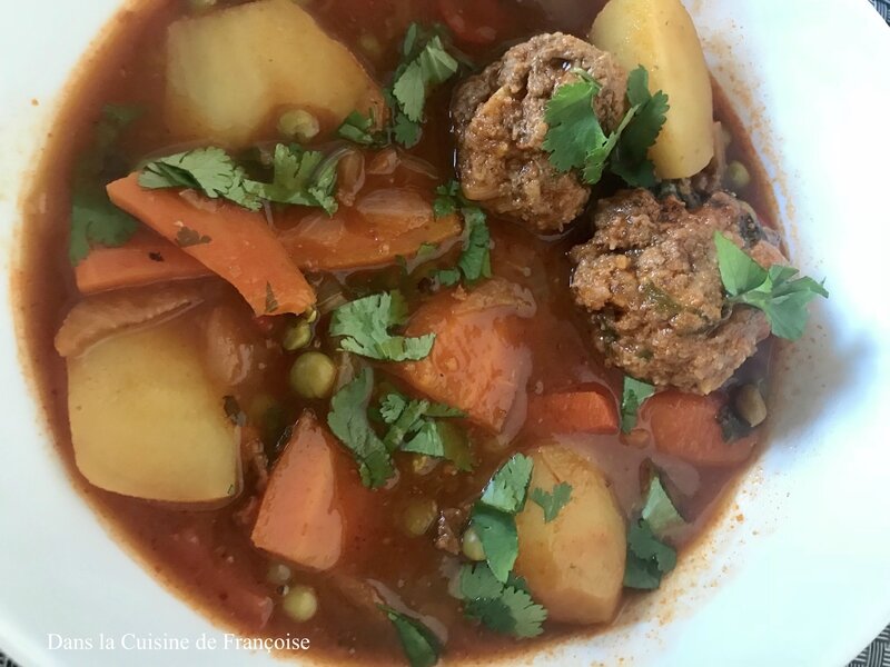 Cocotte de Légumes et Boulettes de Boeuf