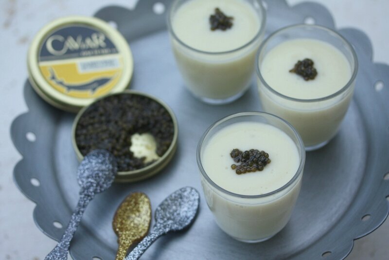 veloute de chou fleur du barry et caviar chez requia