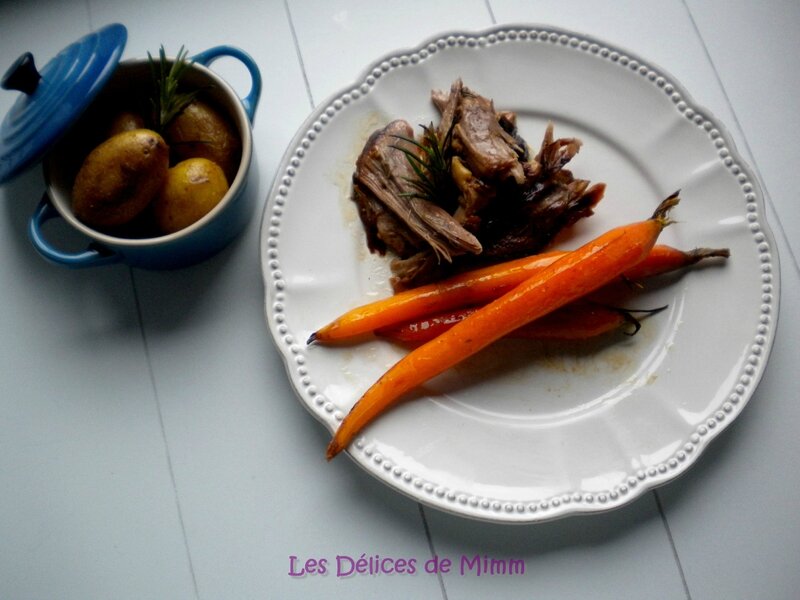 Epaule d’agneau confite au miel 4