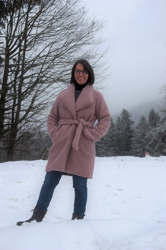 MANTEAU Olga neige