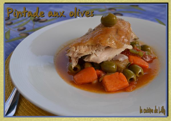 pintade aux olives