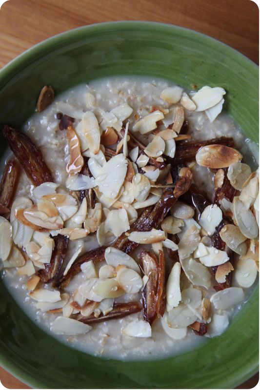 recettes dessert Du porridge avec mon nouveau jouet