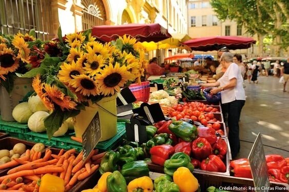 Marché à Aix en Provence