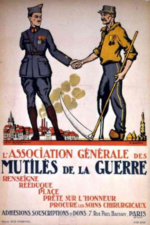 asso des mutilés de la guerre 1917