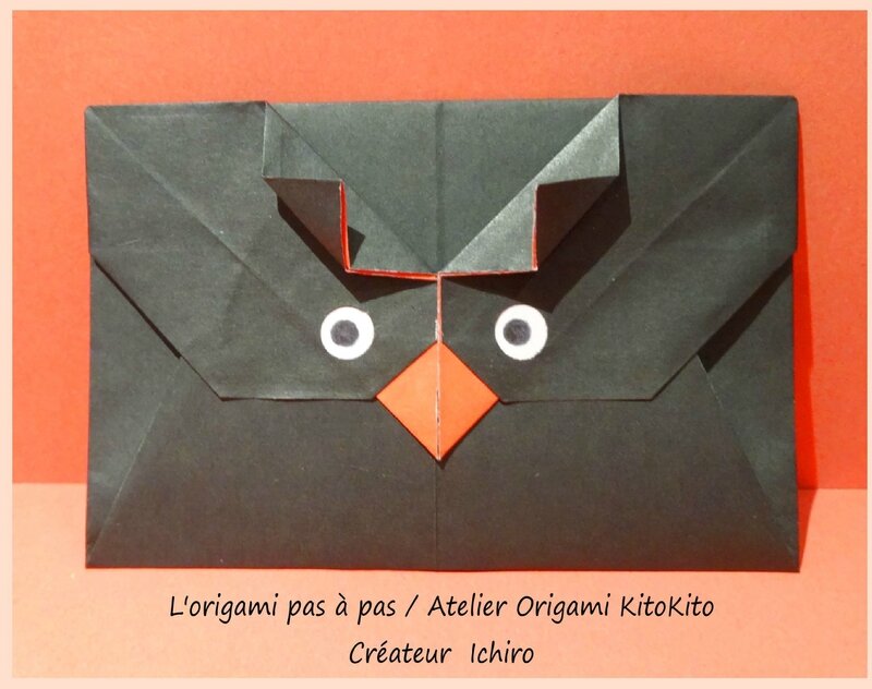 Atelier Origami KitoKito Pochibukuro Hibou 1