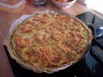 recettes quiche sans pate poireaux lardons