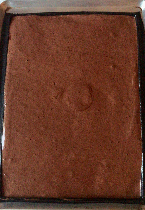 biscuit viennois pour la bûche forêt-noire