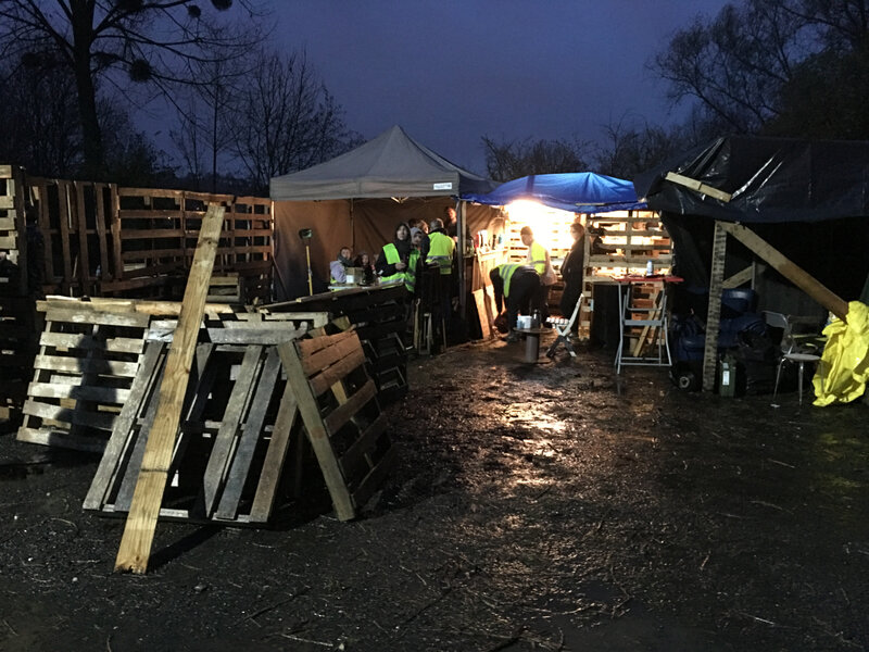 gilets jaunes_Avranches_campement_QG_Ponts_2018
