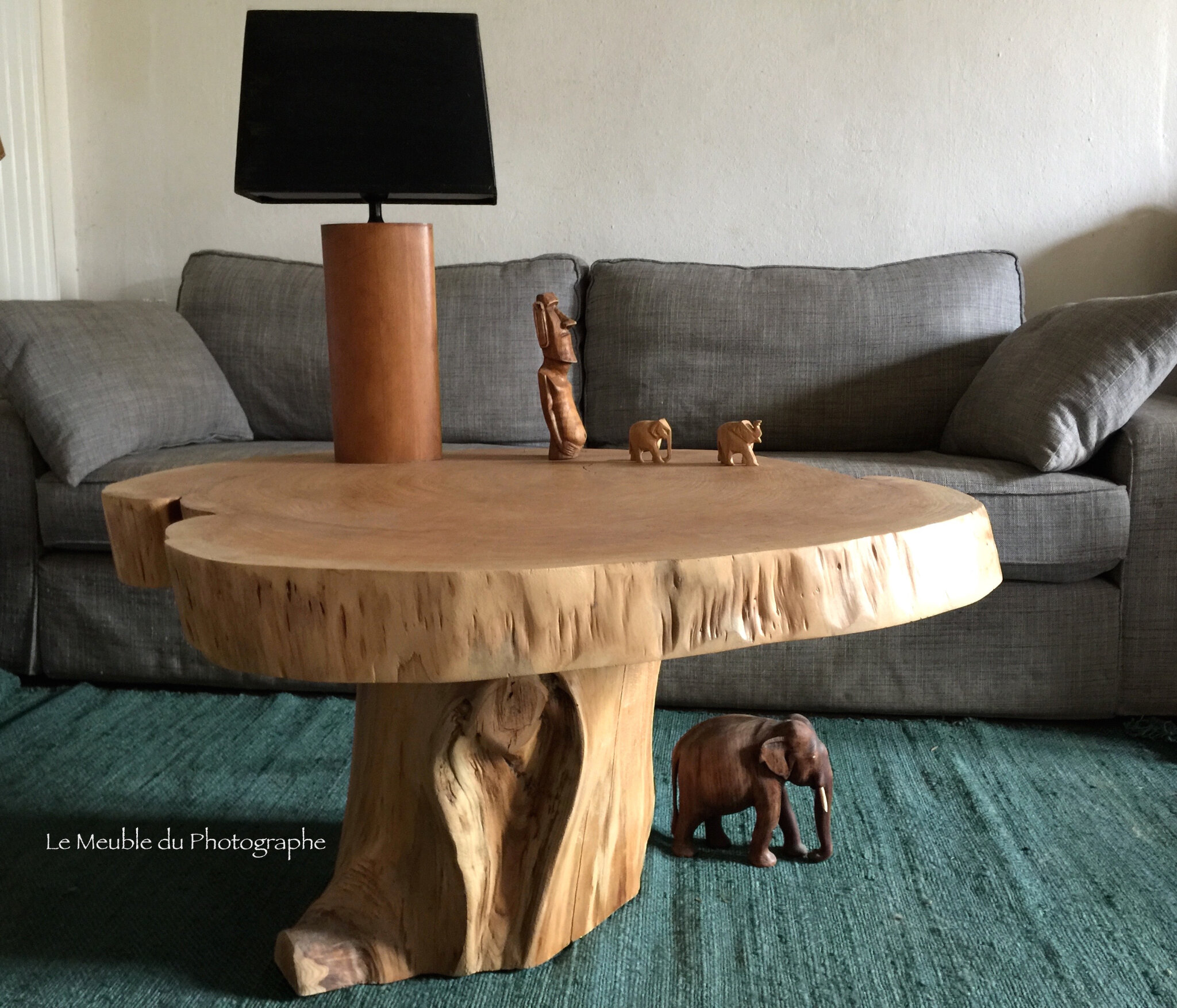 table rondin 1 mètre n°2 par Le Meuble du Photographe