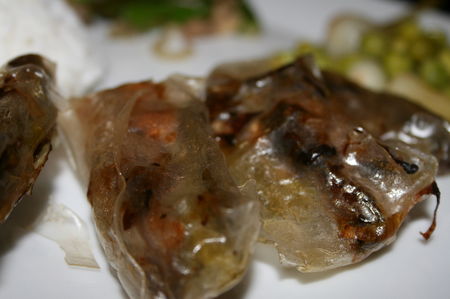 Nems asperges pleurottes recettes plats Nems asperges pleurottes