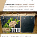 <b>Atelier</b> du 05 décembre 2009 - Mini album ardoise d'automne
