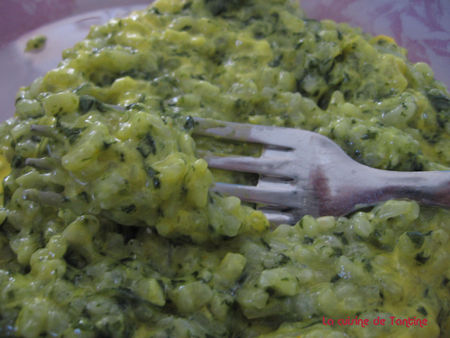 Risotto aux épinard et crème de safran recettes Risotto de Noix de St Jacques & Crevettes au Safran