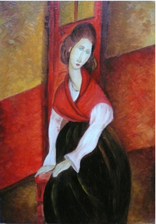 Modigliani_Jeanne_H_buterne_1919