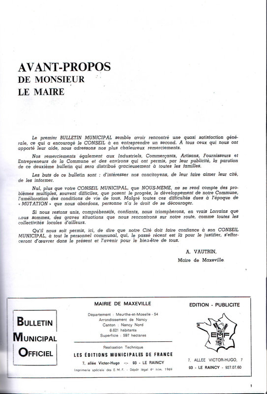 Bulletin municipal 1969 003