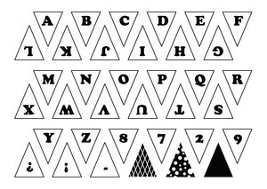 alphabet fanions A6-02