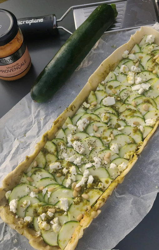 tarte courgettes thon