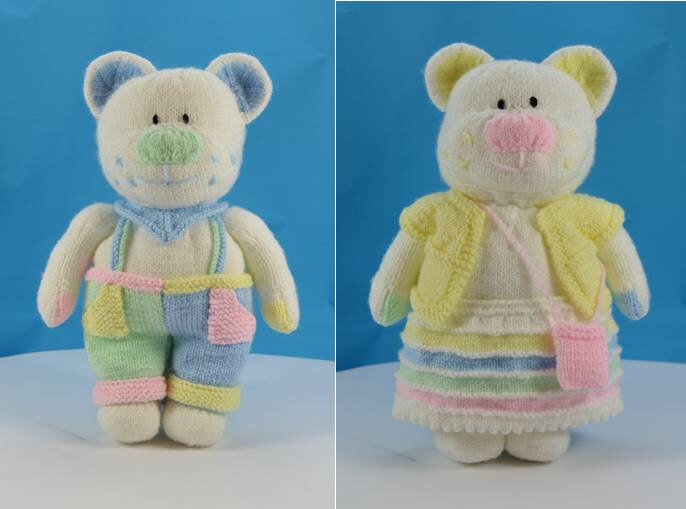 Traduction Les aventures de la famille boo, bess - Knitting by post