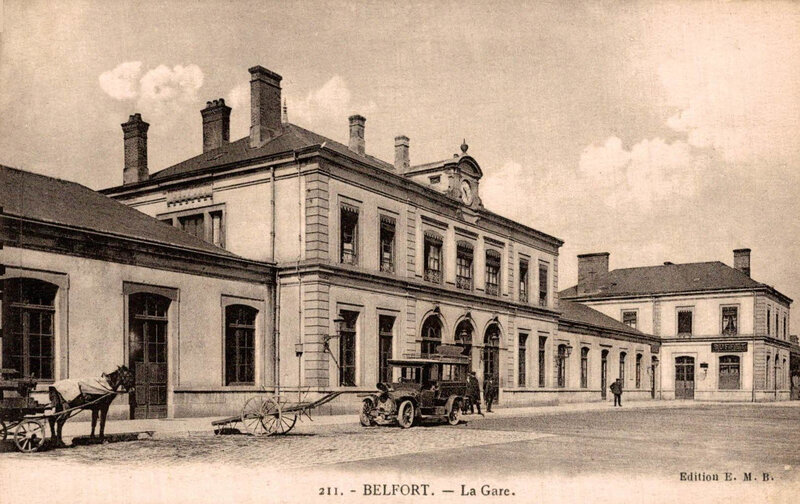 CPA Belfort La Gare