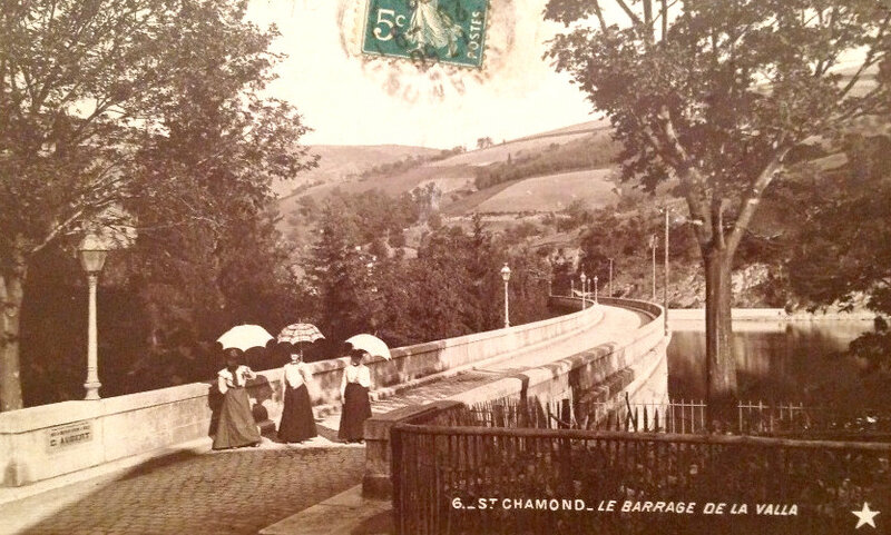 le Pont du Barrage, cpa (2)