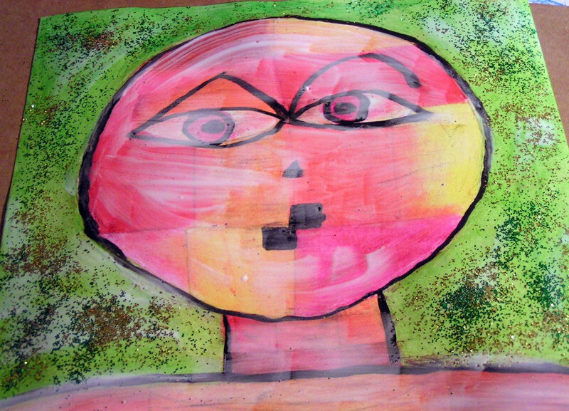 5-Chaud Froid-Portraits inspiration Paul Klee (15)