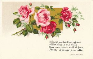 Roses au poème