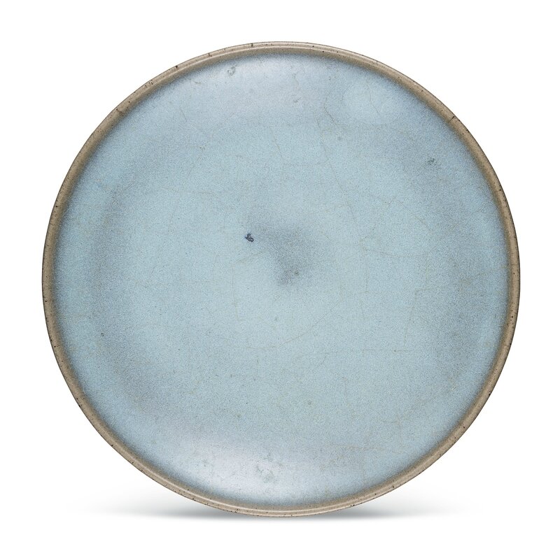 A ‘Jun’ blue-glazed dish, Song–Yuan dynasty (960-1368)