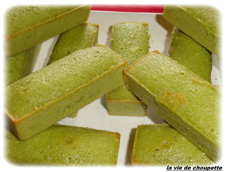 financiers au thé Matcha-2081