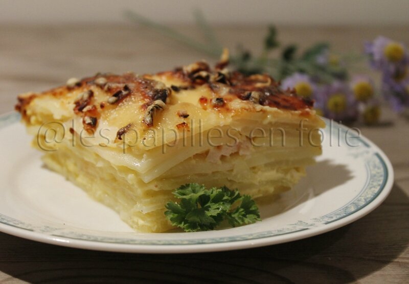 gratin pommes de terre chou rave