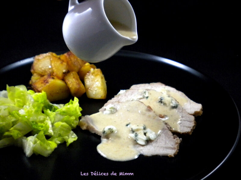 Rôti de porc au Roquefort 2