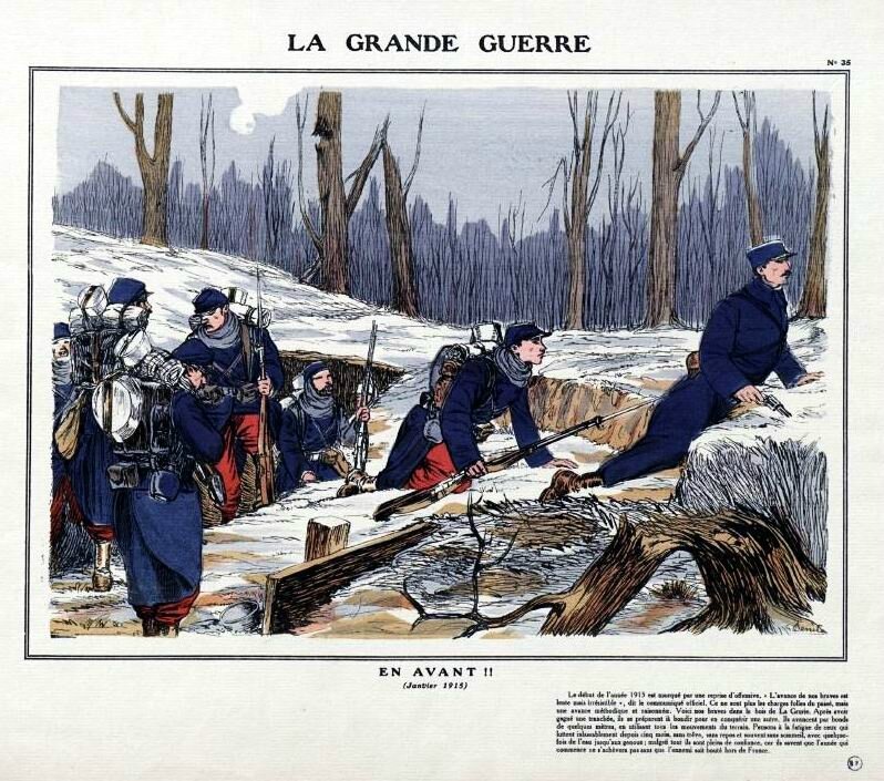 Grande guerre en avant