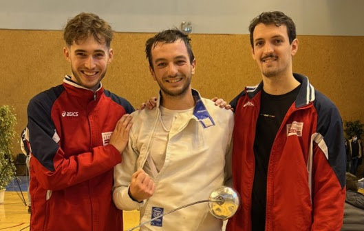 le trio CSGR - Théo, Hugues et Renan