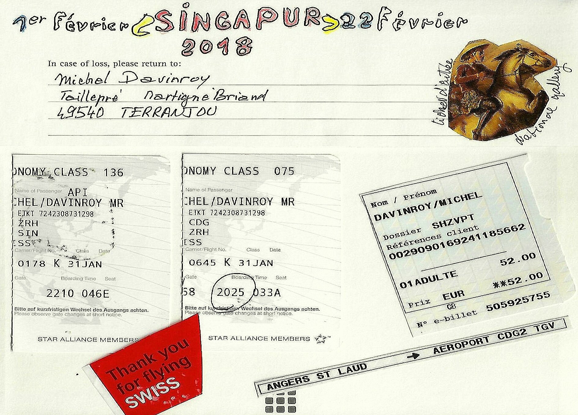 Aa Billets Singapour