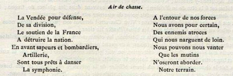 chanson vendéenne - Charette