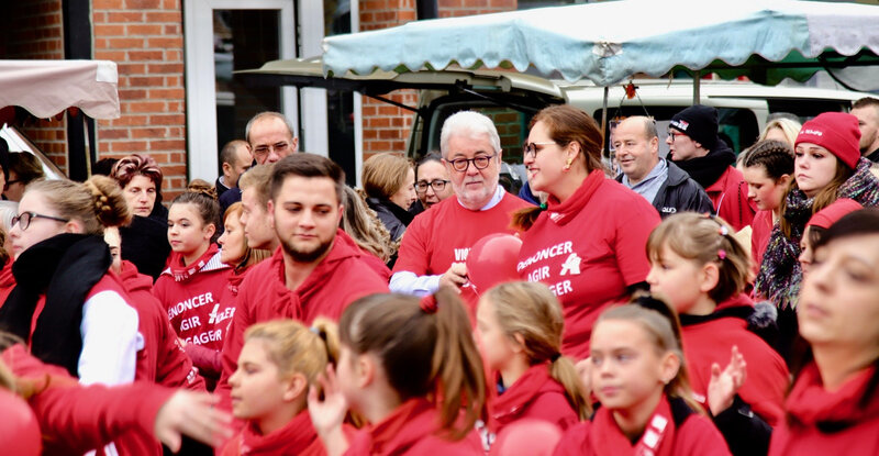 FLASH MOB 2019 CONTRE LES VIOLENCES CONJUGALES JJT