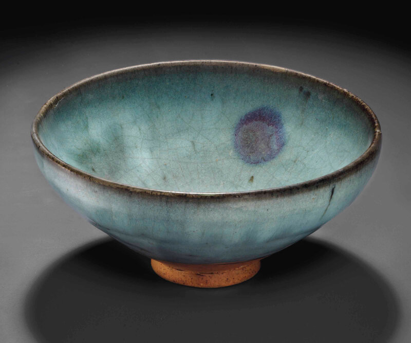 A purple-splashed Junyao bowl, Yuan dynasty (1279-1368)