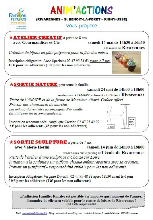 Stages et ateliers 2014
