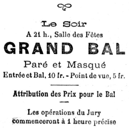 1922 03 25 Mi carême La Frontière Bal