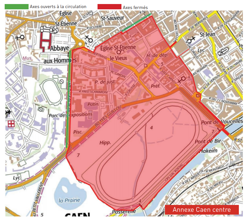plan-de-circulation-autour-de-la-Préfecture-le-6-juin