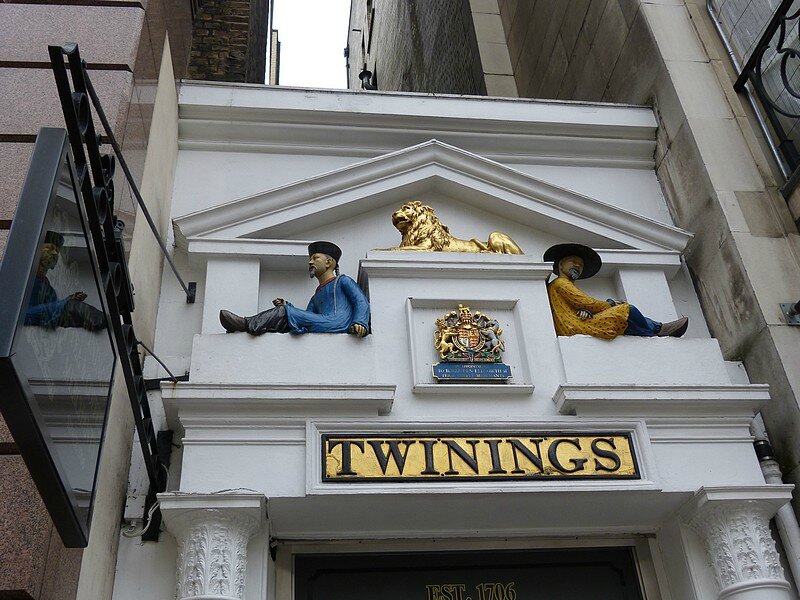 l'entrée de Twinings