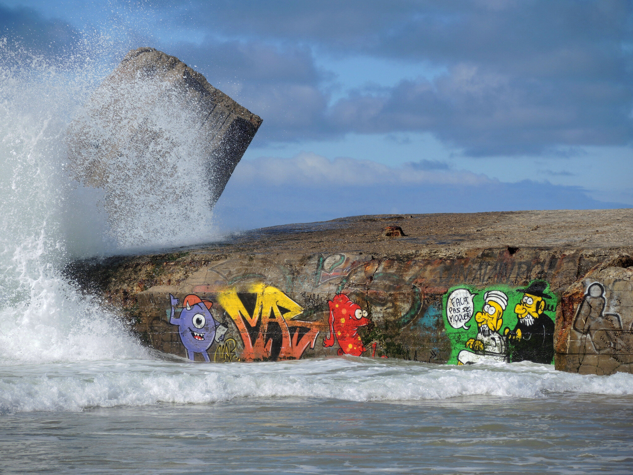 Capbreton, plage de la Savane, Charlie Baleine vague (40)