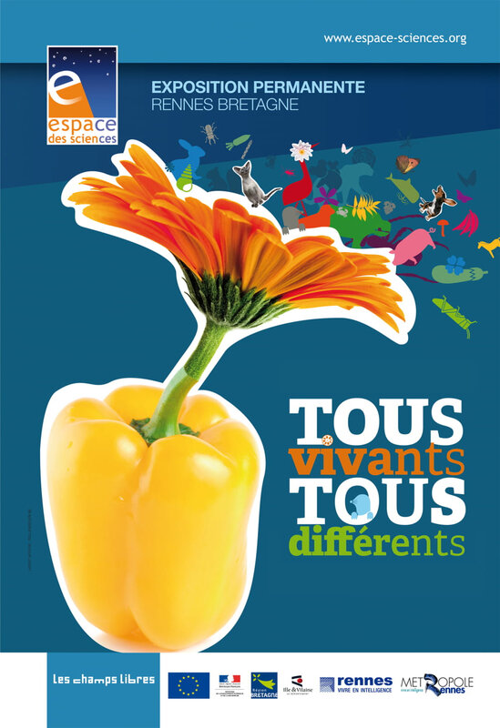 Tous vivants tous différents Affiche